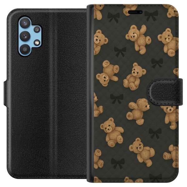 Samsung Galaxy A32 5G Tegnebogsetui Teddy Knus