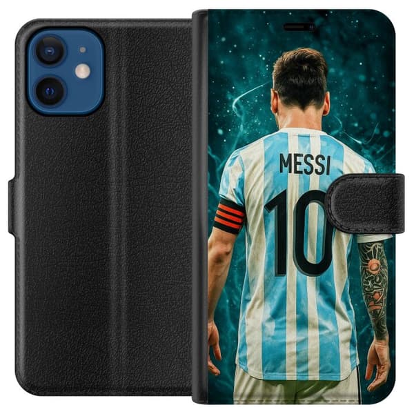 Apple iPhone 12  Tegnebogsetui Messi