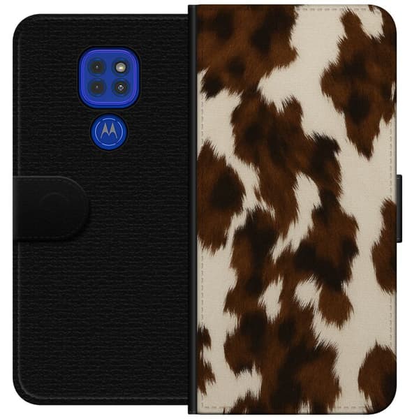 Motorola Moto G9 Play Lompakkokotelo Värisuihku
