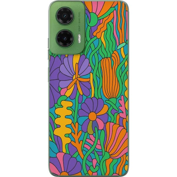 Motorola Moto G35 Gjennomsiktig deksel Color Pop