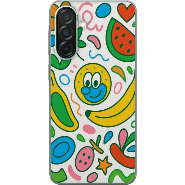 Samsung Galaxy A26 Genomskinligt Skal Butterfly Veil