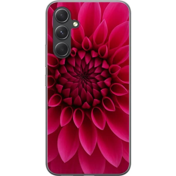 Samsung Galaxy A55 Läpinäkyvä kuori Rosecore