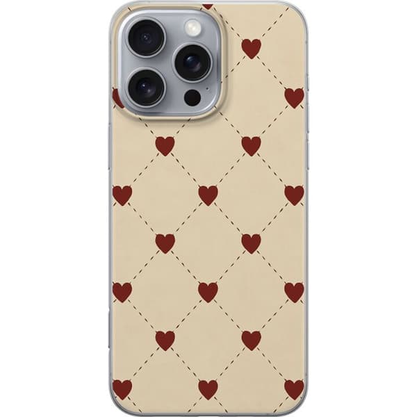 Apple iPhone 16 Pro Max Gennemsigtig cover Hjertegitter