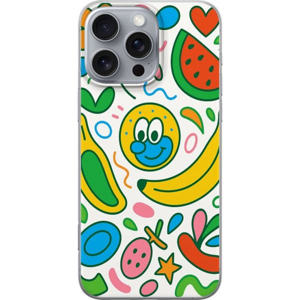 Apple iPhone 16 Pro Max Gennemsigtig cover Sommerfugle Slør