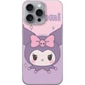 Pikkukuva 1 / 3: Apple iPhone 16 Pro Max Läpinäkyvä kuori Kuromi Kawaii