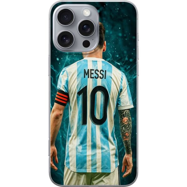 Apple iPhone 16 Pro Max Gennemsigtig cover Messi