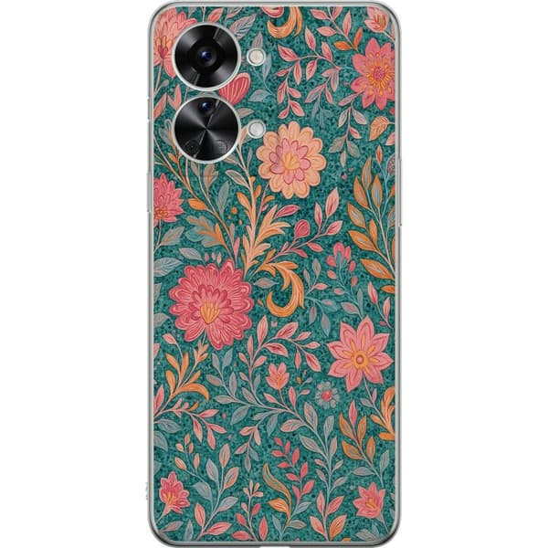OnePlus Nord 2T Läpinäkyvä kuori Floral Dream