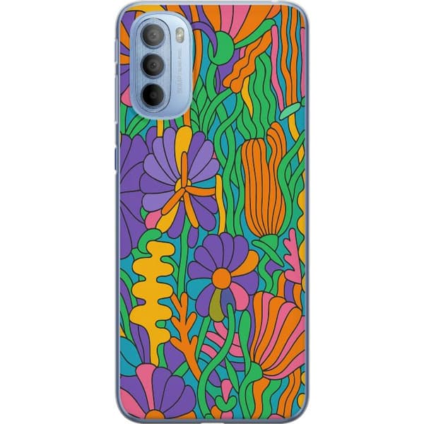 Motorola Moto G31 Genomskinligt Skal Color Pop