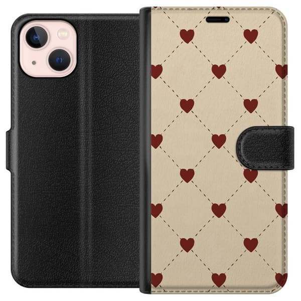 Apple iPhone 13 Lompakkokotelo Sydänverkko