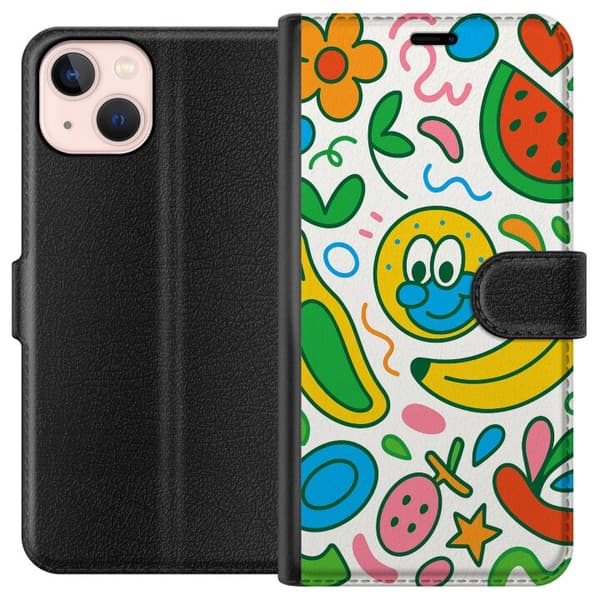 Apple iPhone 13 Tegnebogsetui Sommerfugle Slør