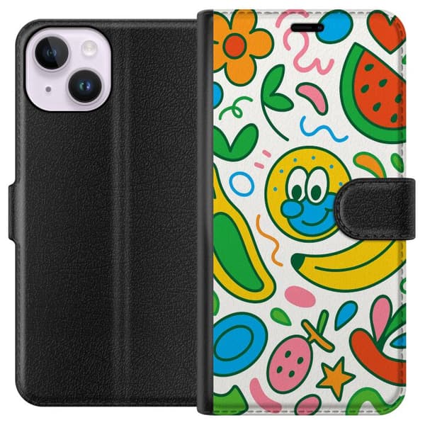 Apple iPhone 15 Lommeboketui Sommerfuglslør