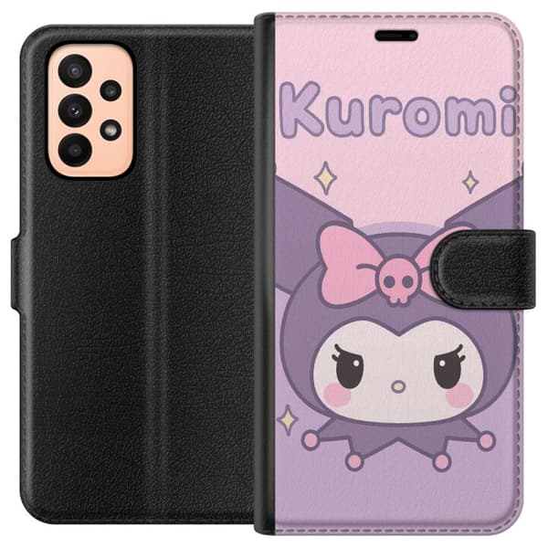 Samsung Galaxy A23 Tegnebogsetui Kuromi Kawaii