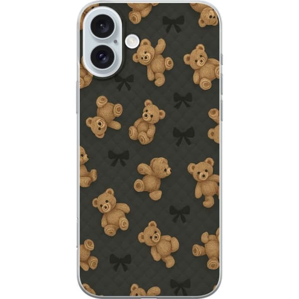 Apple iPhone 16 Plus Gennemsigtig cover Teddy Knus