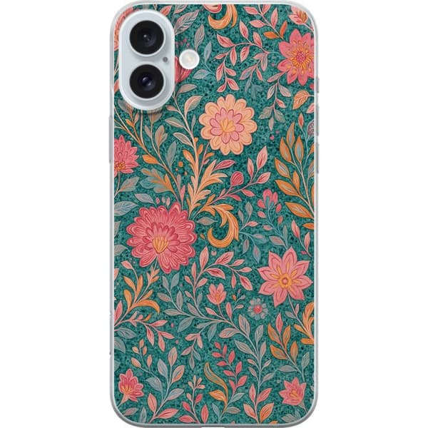 Apple iPhone 16 Plus Gennemsigtig cover Floral Dream
