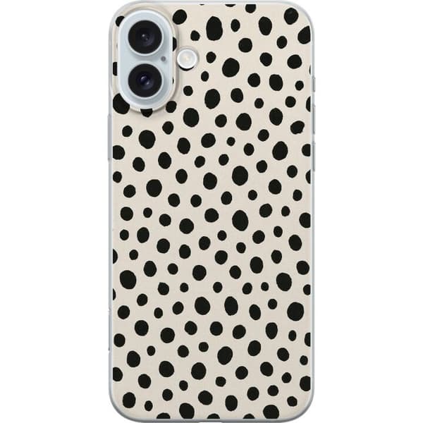 Apple iPhone 16 Plus Gennemsigtig cover Dot Dance