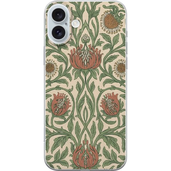 Apple iPhone 16 Plus Gennemsigtig cover Blad Detaljer