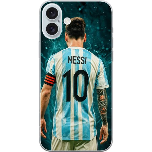 Apple iPhone 16 Plus Gennemsigtig cover Messi