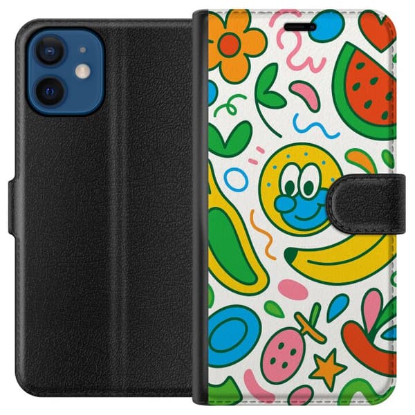 Apple iPhone 12 mini Lompakkokotelo Perhosverho