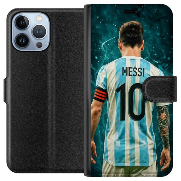 Apple iPhone 13 Pro Max Tegnebogsetui Messi