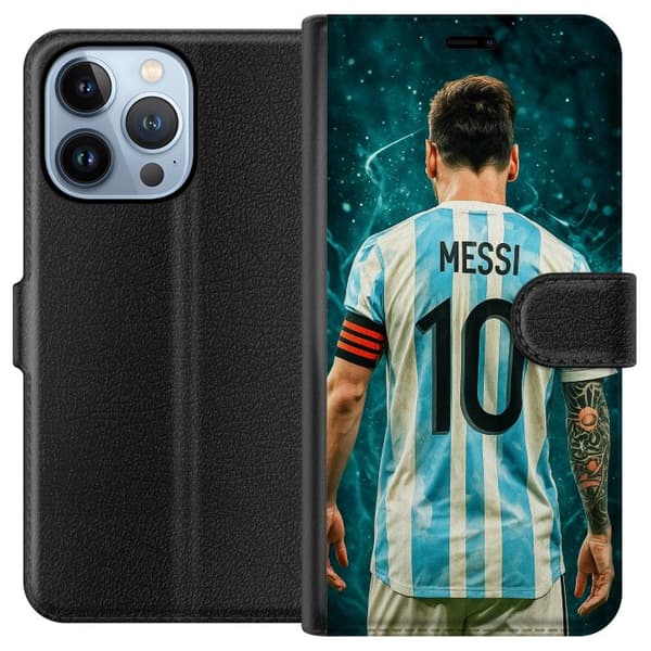 Apple iPhone 13 Pro Tegnebogsetui Messi
