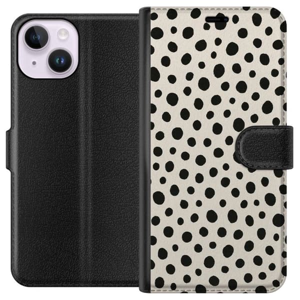 Apple iPhone 14 Tegnebogsetui Dot Dance