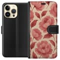 Miniatyrbilde 1 av 3: Apple iPhone 14 Pro Max Lommeboketui Rose Blomst