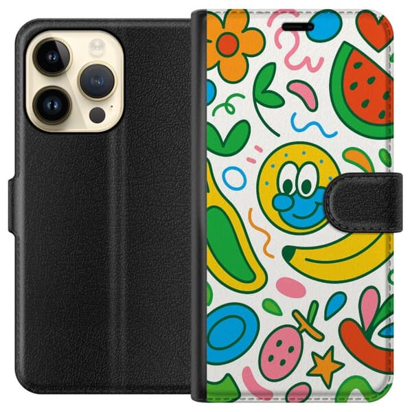 Apple iPhone 14 Pro Lompakkokotelo Perhosverho