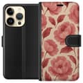 Miniatyrbillede 1 af 3: Apple iPhone 14 Pro Tegnebogsetui Roseblomst