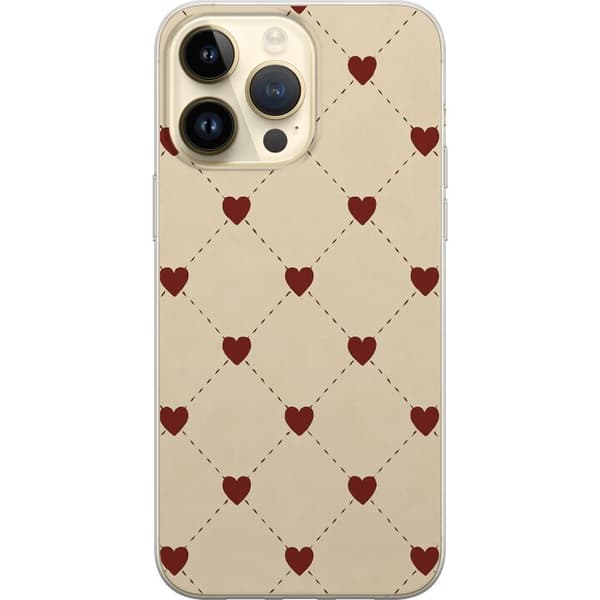 Apple iPhone 14 Pro Max Gennemsigtig cover Hjertegitter