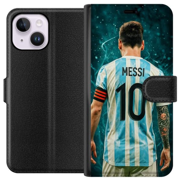 Apple iPhone 14 Plus Tegnebogsetui Messi