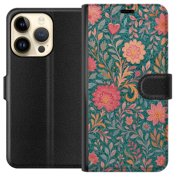 Apple iPhone 15 Pro Lommeboketui Floral Dream