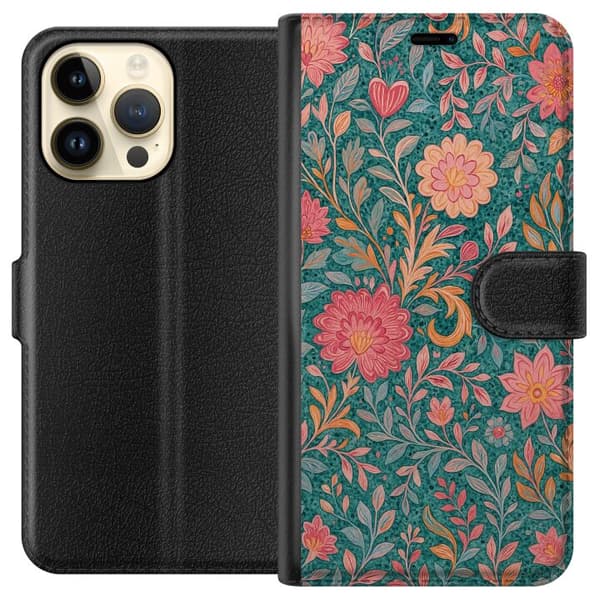 Apple iPhone 14 Pro Max Lompakkokotelo Floral Dream