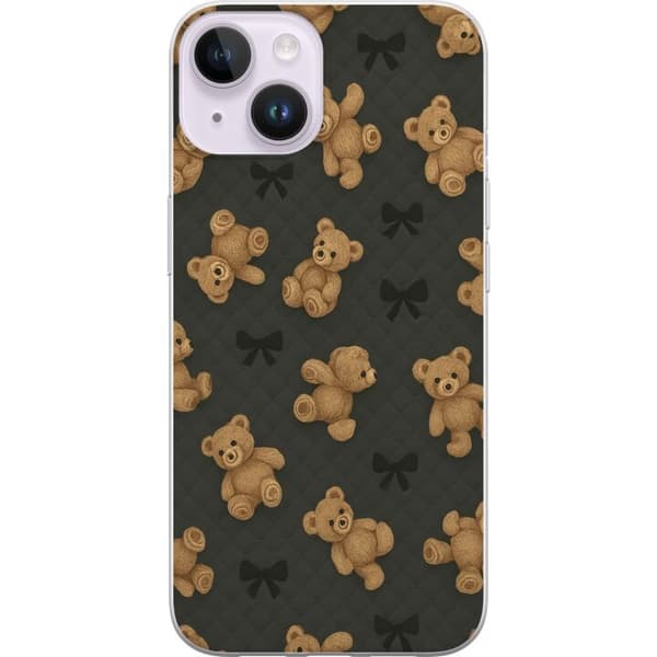 Apple iPhone 15 Plus Genomskinligt Skal Teddy Hugs
