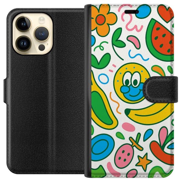 Apple iPhone 15 Pro Max Tegnebogsetui Sommerfugle Slør