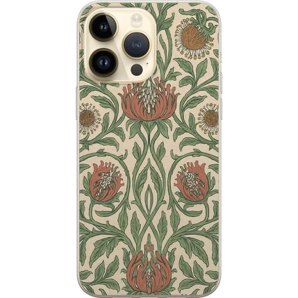 Apple iPhone 15 Pro Max Gennemsigtig cover Blad Detaljer