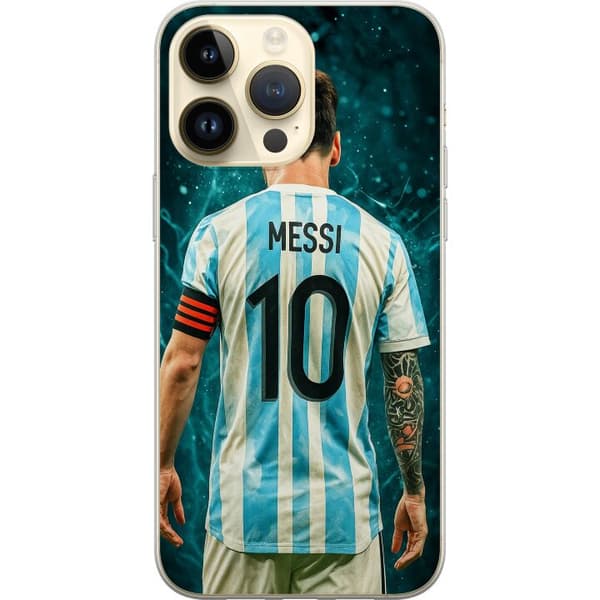 Apple iPhone 15 Pro Max Läpinäkyvä kuori Messi