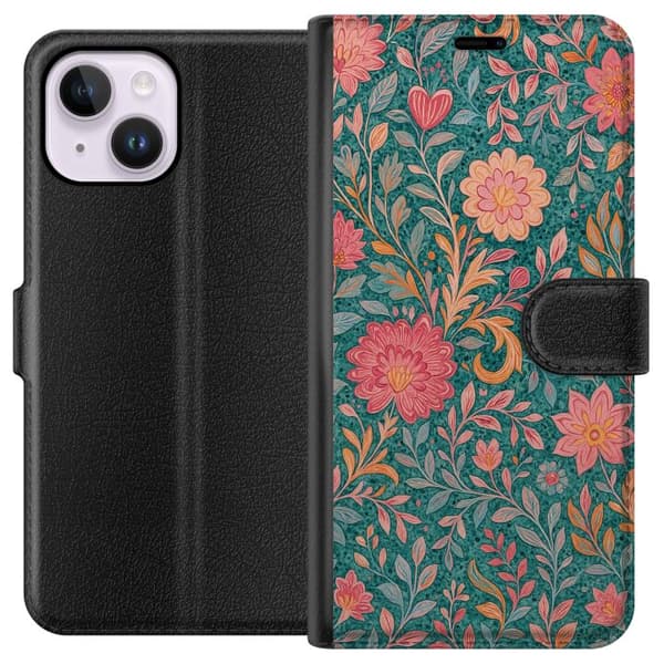 Apple iPhone 15 Plus Tegnebogsetui Floral Dream