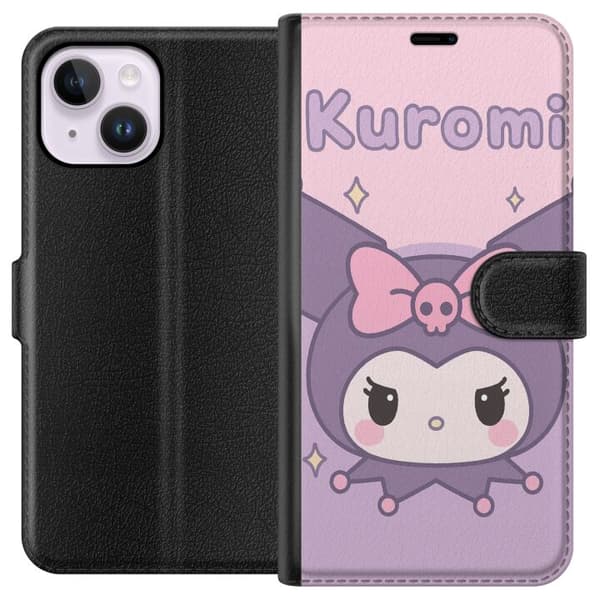 Apple iPhone 15 Plus Tegnebogsetui Kuromi Kawaii
