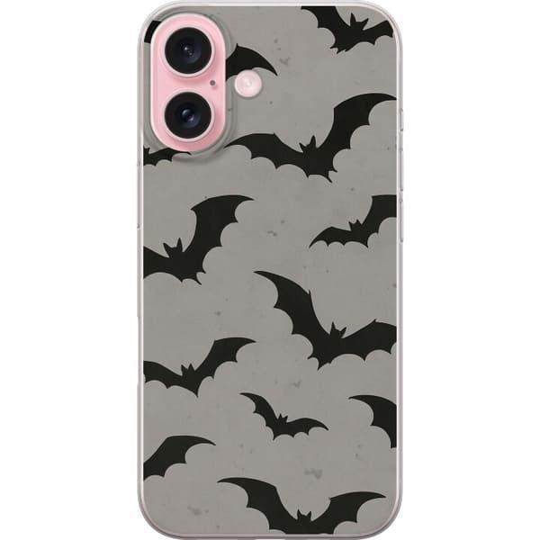 Apple iPhone 16 Läpinäkyvä kuori Flutterprint