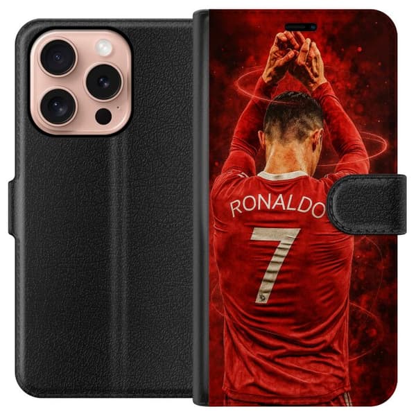 Apple iPhone 16 Pro Plånboksfodral Ronaldo
