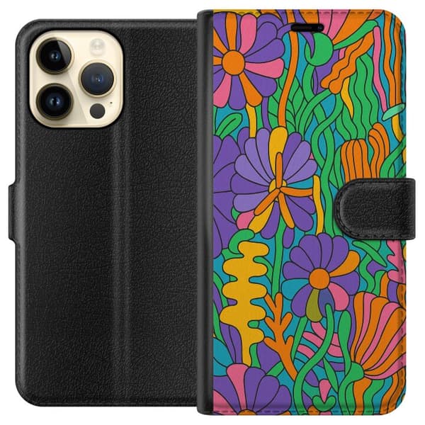 Apple iPhone 15 Pro Max Lompakkokotelo Värien räjähdys