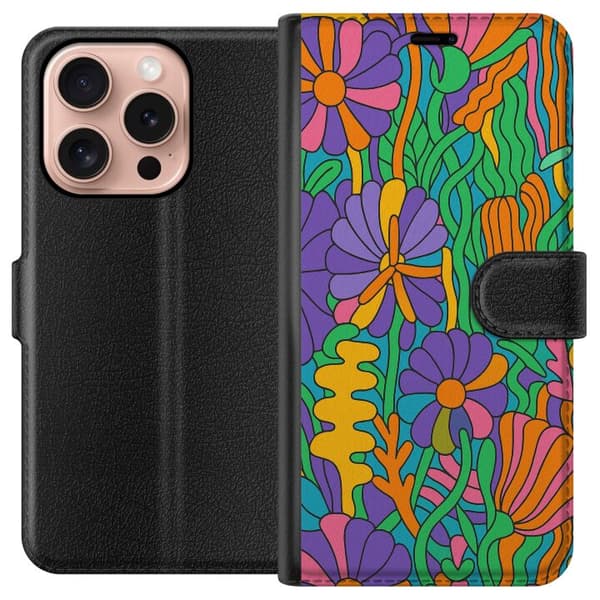 Apple iPhone 16 Pro Tegnebogsetui Farveeksplosion