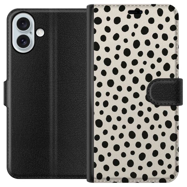 Apple iPhone 16 Plus Tegnebogsetui Dot Dance