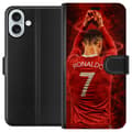 Miniatyrbillede 1 af 3: Apple iPhone 16 Plus Tegnebogsetui Ronaldo