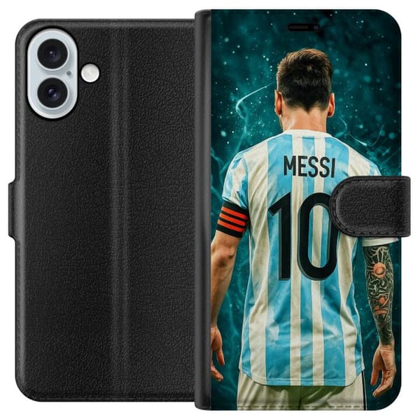 Apple iPhone 16 Plus Lompakkokotelo Messi