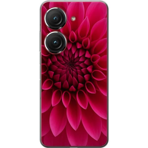 Asus Zenfone 9 Läpinäkyvä kuori Rosecore
