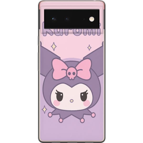 Google Pixel 6 Gjennomsiktig deksel Kuromi Kawaii