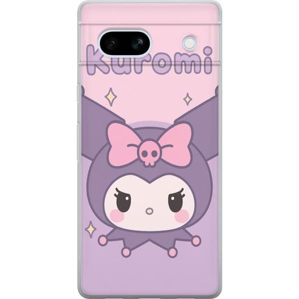 Google Pixel 7a Läpinäkyvä kuori Kuromi Kawaii