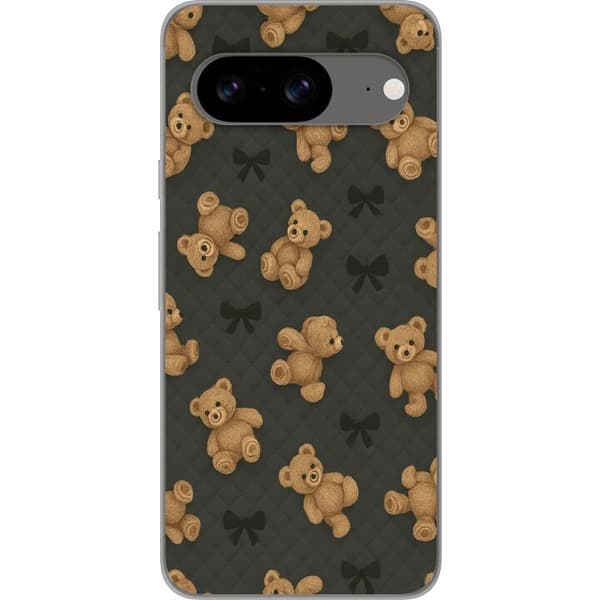Google Pixel 8 Genomskinligt Skal Teddy Hugs