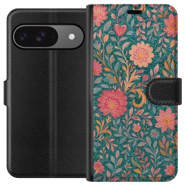Google Pixel 9 Lommeboketui Floral Dream